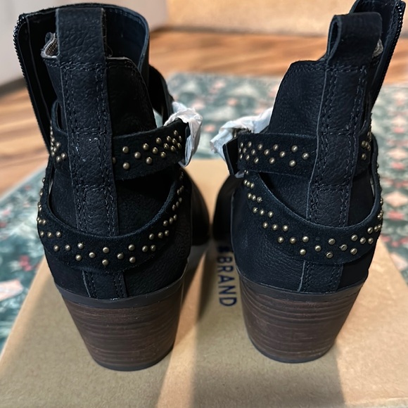 Black Studded Ankle Boots - Picture 4 of 5